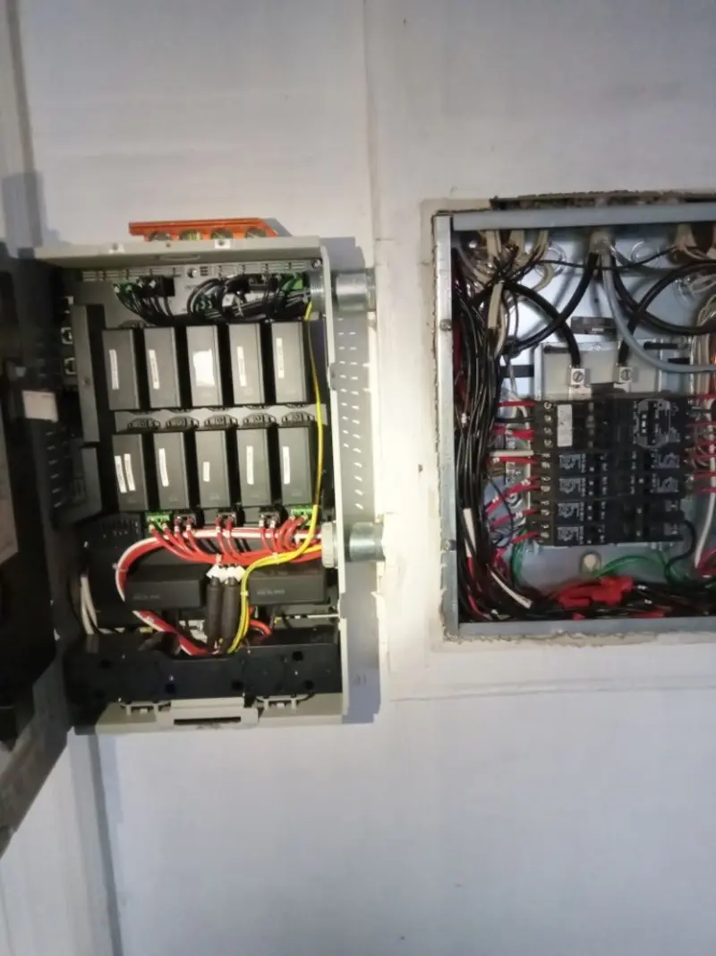 Electrical panel upgrade completed for Indoor Lighting Installation in Nanticoke